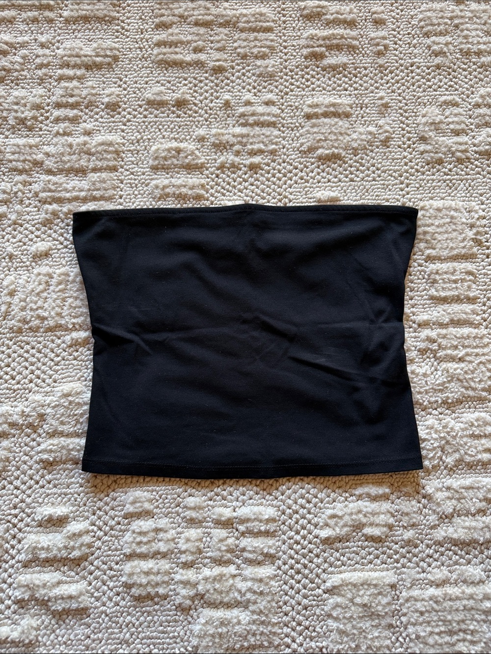 Black Strapless Tube Top - Women